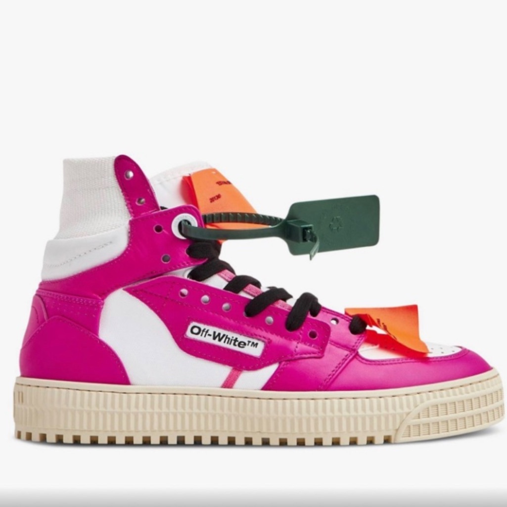 New Off White Women's Off-Court Sneakers - Pink